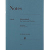 Notes, Sketchbook - Bok med Notelinjer