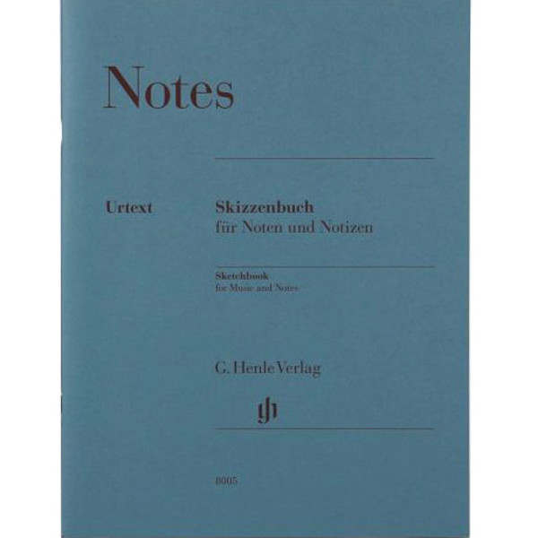 Notes, Sketchbook - Bok med Notelinjer