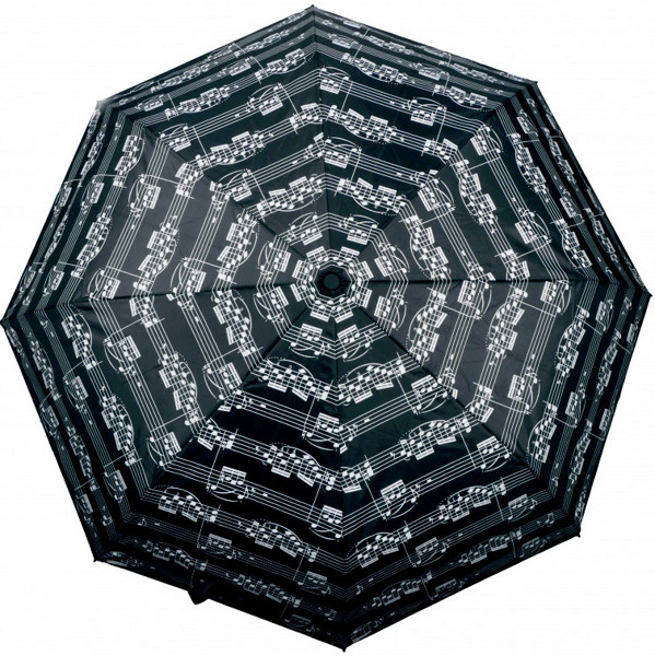 Paraply Agifty. Mini Umbrella Sheet music Black (ø100cm)