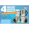 Krus med lokk / Mug And Lid (Sheet music design)