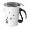 Krus med lokk / Mug And Lid (Vertical Music Staves)