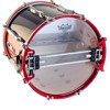 Paradetromme British Drum Co. Regimental RS1-ML, 14x12, m/Topp og Bunn Seider, Aluminum Hoops, Gloss Red/Blue