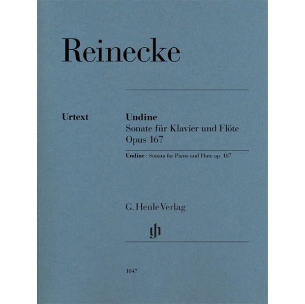 Sonata Undine Op 167, Flute and Piano. Carl Reinecke