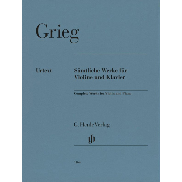 Complete Works for Violin and Piano, Edvard Grieg