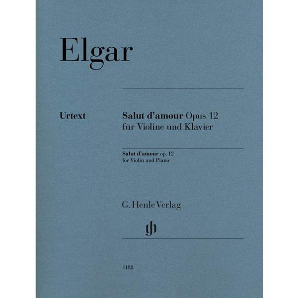 Salut d'amour Op. 12, Edward Elgar. Violin and Piano