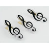 Klype G-nøkkel - Clip G-clef Black, 7cm