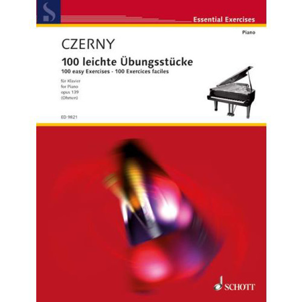 100 Easy Exercises Op. 139, Carl Czerny. Piano