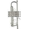Trompet C Bach Stradivarius Philly C180SL229PC, Forsølvet