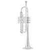 Trompet C Bach Stradivarius C180SL239, Forsølvet