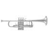Trompet C Bach Stradivarius C190SL229C, Forsølvet