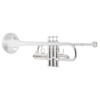 Trompet C Bach Stradivarius C190SL229C, Forsølvet