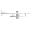 Trompet C Bach Stradivarius C190SL229F, Forsølvet