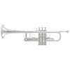 Trompet C Bach Stradivarius C190SL229X, Forsølvet