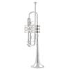 Trompet C Bach Stradivarius C190SL229X, Forsølvet