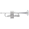 Trompet C Bach Stradivarius C190SL238VF, Forsølvet