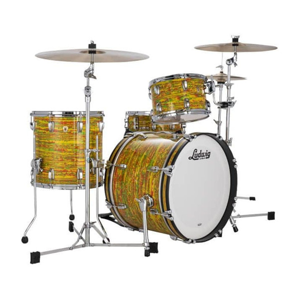Slagverk Ludwig Classic Maple Downbeat 20 Shell Pack, m/Atlas Mount, Citrus Mod