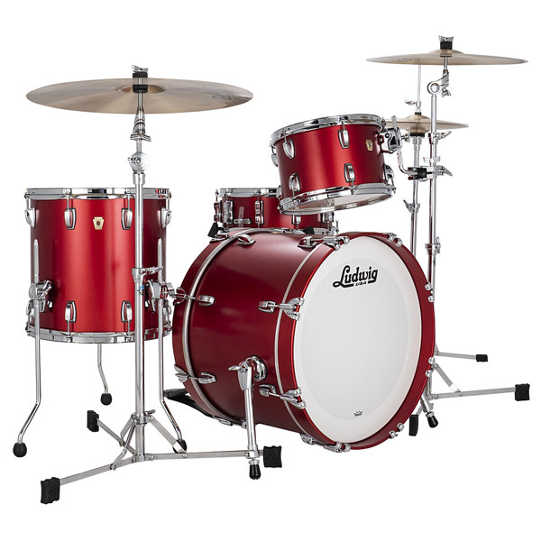 Slagverk Ludwig Classic Maple Downbeat 20 Shell Pack, m/Atlas Mount, Diablo Red