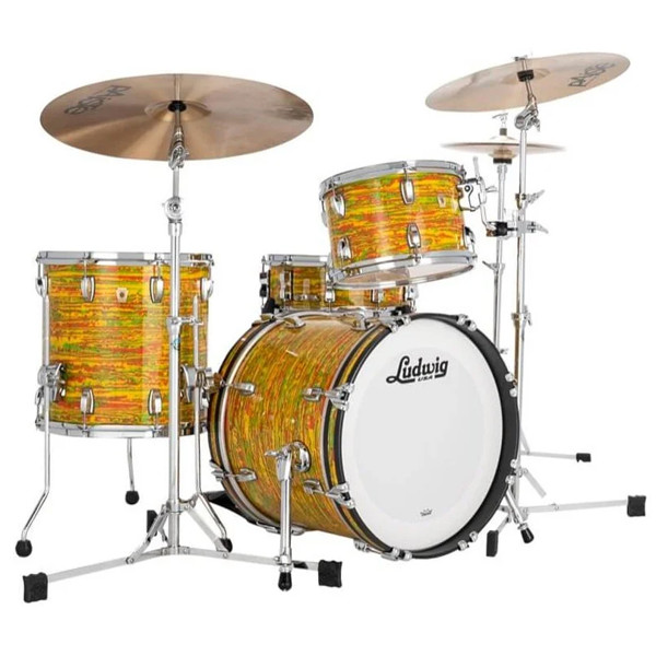 Slagverk Ludwig Classic Maple Jazzette 18 Shell Pack, m/Atlas Mount, Citrus Mod