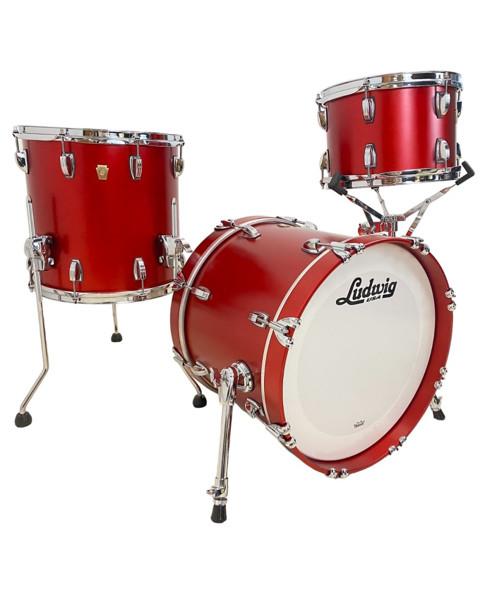 Slagverk Ludwig Classic Maple Jazzette 18 Shell Pack, m/Atlas Mount, Diablo Red
