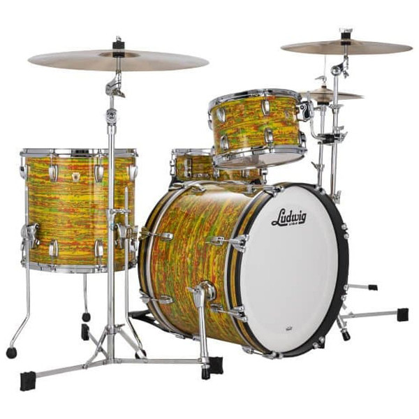 Slagverk Ludwig Legacy Maple Downbeat 20 Shell Pack, m/Classic Mount, Citrus Mod