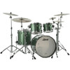 Slagverk Ludwig Legacy Maple Mod 22 Shell Pack, m/Classic Mount, Green Sparkle