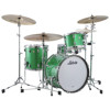 Slagverk Ludwig Legacy Mahogany Downbeat 20 Shell Pack, m/Classic Mount, Green Sparkle