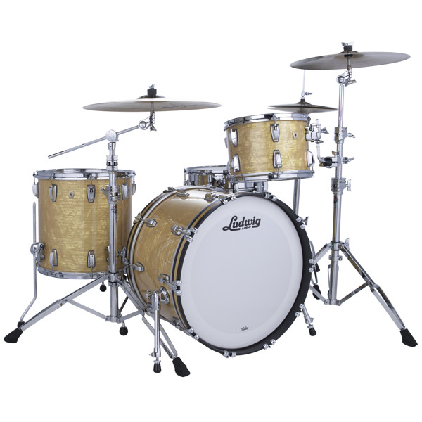 Slagverk Ludwig Legacy Mahogany Fab 22 Shell Pack, m/Classic Mount, Aged Onyx