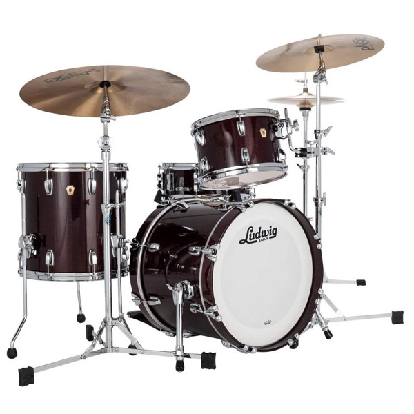 Slagverk Ludwig Legacy Mahogany Jazzette 18 Shell Pack, m/Classic Mount, Mahogany