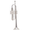 Trompet C Bach Stradivarius Chicago C180SL229CC, Forsølvet