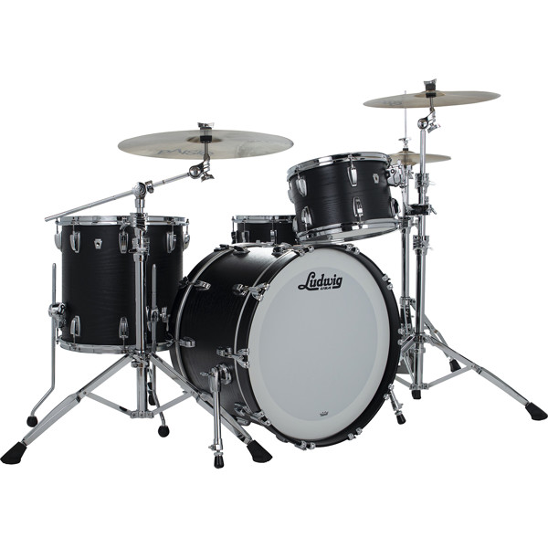 Slagverk Ludwig Classic Oak Pro Beat 24 Shell Pack, m/Triad Mount, Night Oak