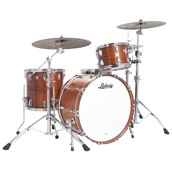 Slagverk Ludwig Classic Oak Pro Beat 24 Shell Pack, m/Triad Mount, Tennessee Whiskey