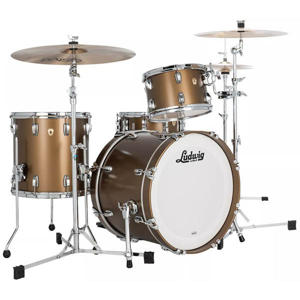 Slagverk Ludwig Classic Maple Downbeat 20 Shell Pack, m/Atlas Mount, Vintage Bronze Mist