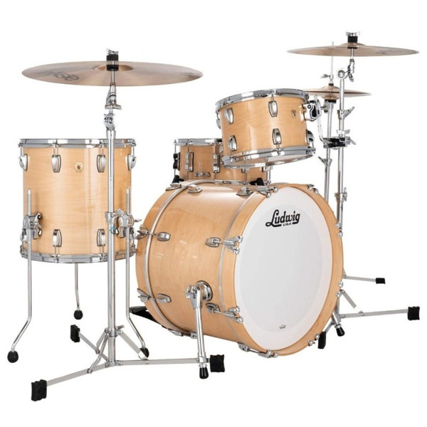 Slagverk Ludwig Classic Maple Jazzette 18 Shell Pack, m/Atlas Mount, Natural Maple