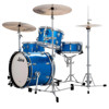 Slagverk Ludwig Classic Maple Jazzette 18 Shell Pack, m/Atlas Mount, Blue Sparkle