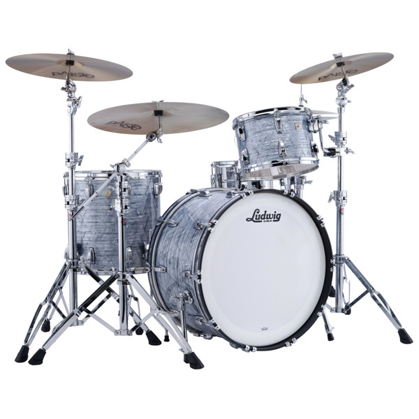 Slagverk Ludwig Legacy Maple Pro Beat 24 Shell Pack, m/Classic Mount, Sky Blue Pearl