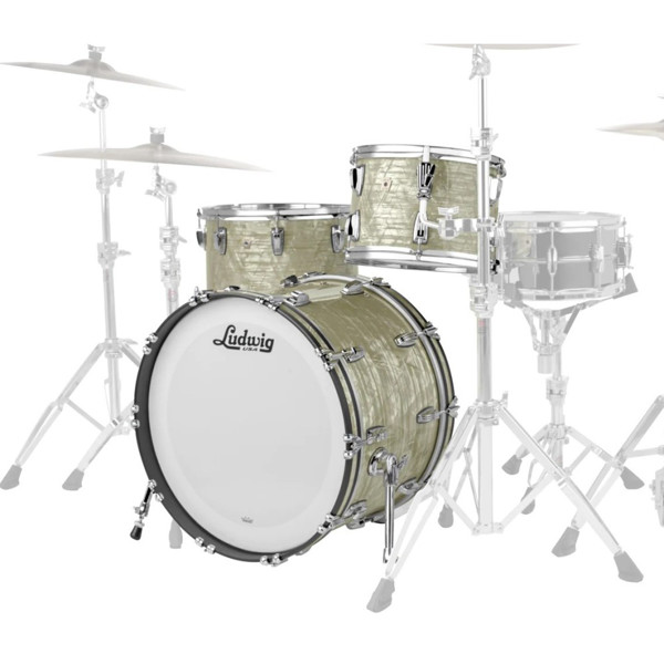 Slagverk Ludwig Legacy Mahogany Downbeat 20 Shell Pack, m/Classic Mount, Olive Pearl