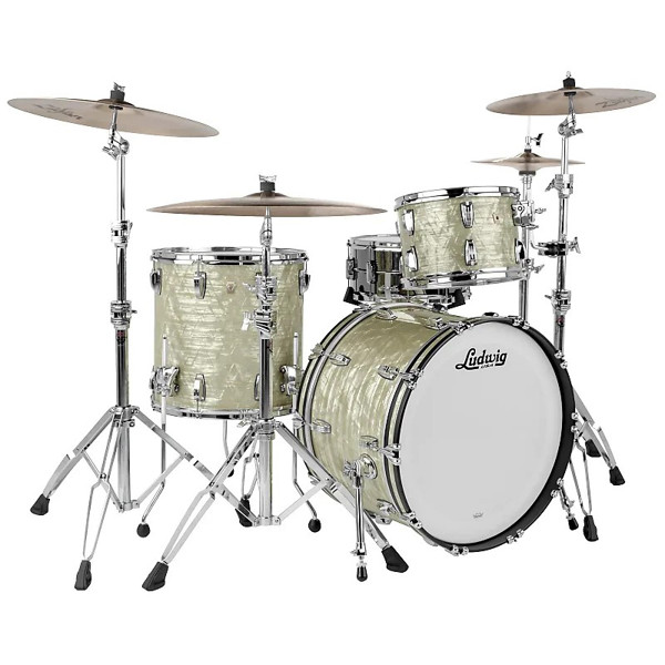 Slagverk Ludwig Legacy Mahogany Fab 22 Shell Pack, m/Classic Mount, Classic Olive Pearl