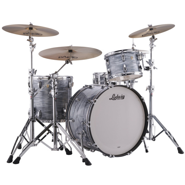 Slagverk Ludwig Legacy Mahogany Pro Beat 24 Shell Pack, m/Classic Mount, Vintage Blue Oyster