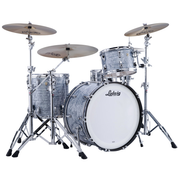 Slagverk Ludwig Legacy Mahogany Pro Beat 24 Shell Pack, m/Classic Mount, Sky Blue Pearl