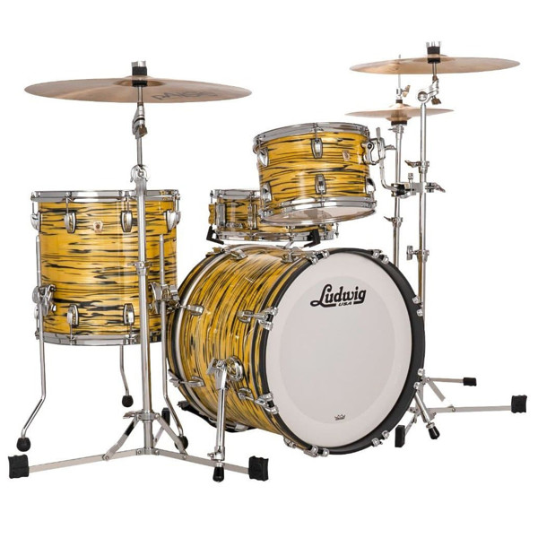 Slagverk Ludwig Legacy Mahogany Jazzette 18 Shell Pack, m/Classic Mount, Citrus Mod