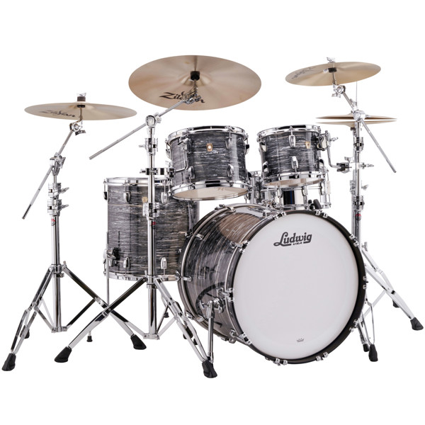 Slagverk Ludwig Legacy Mahogany Mod 22 Shell Pack, m/Classic Mount, Vintage Black Oyster