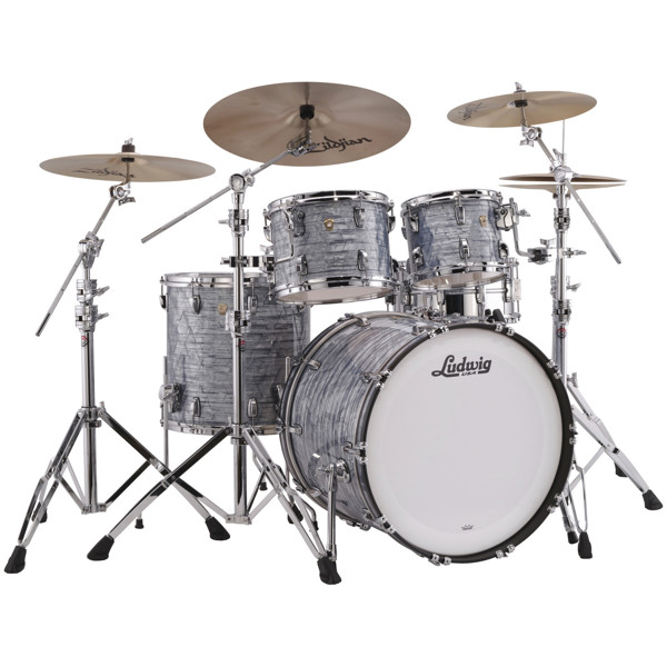 Slagverk Ludwig Legacy Mahogany Mod 22 Shell Pack, m/Classic Mount, Sky Blue Pearl