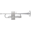 Trompet C Bach Stradivarius C190SL229F, Forsølvet