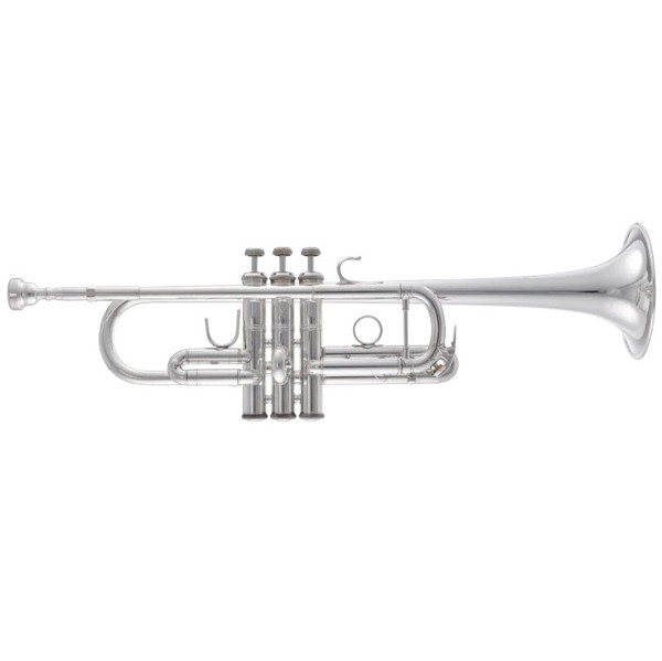 Trompet C Bach Stradivarius C190SL229F, Forsølvet