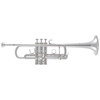 Trompet C Bach Stradivarius C190SL229X, Forsølvet