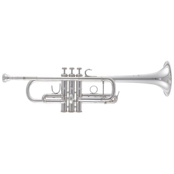 Trompet C Bach Stradivarius C190SL229X, Forsølvet