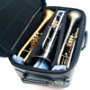 Gig Bag Trompet Trippel Gard Compact Elite Gold Stich Skinn 5-ECULK-F