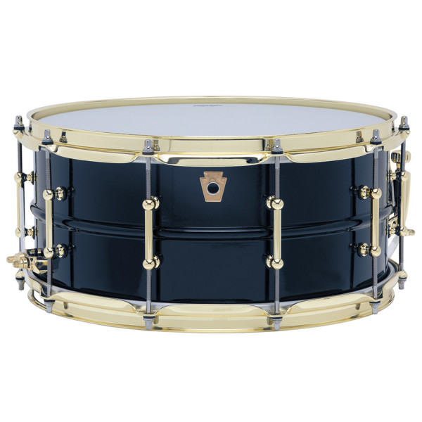 Skarptromme Ludwig Midnight Blue Metallic Aluminum BluePhonic L405TBM, 14x6,5, Smooth Shell, Imperial Lugs