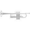 Trompet C Bach Stradivarius C190SL229, Forsølvet