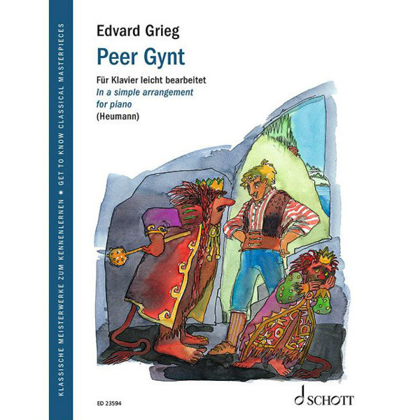 Peer Gynt, Edvard Grieg. In a simple arrangement for Piano